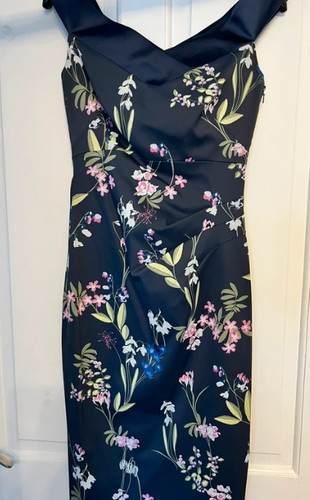 Karen millen dark blue midi - karen,