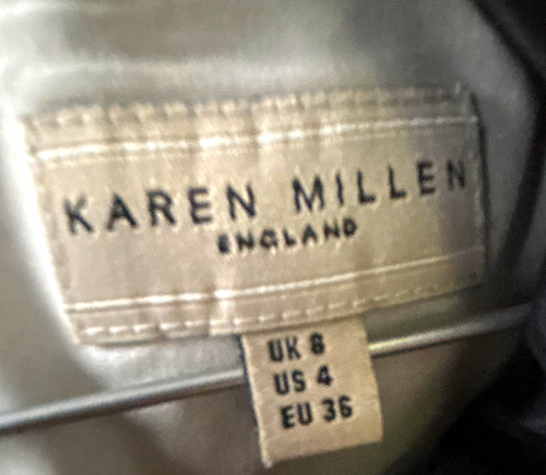Karen millen black - black/grey, floral