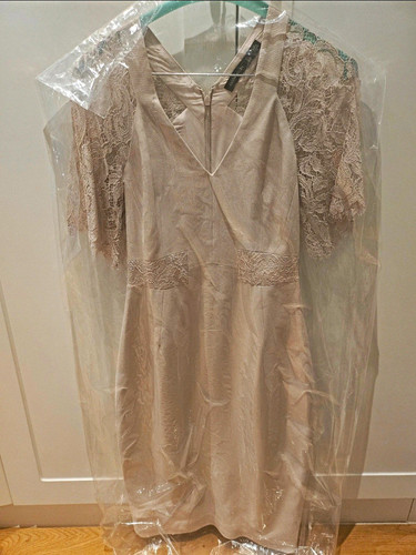 Karen millen size pink lace - millen,