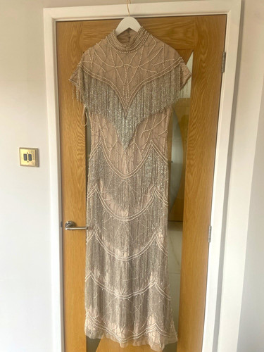 Karen millen nude maxi dress - karen,