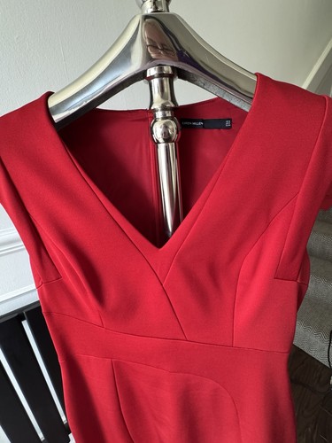 Karen millen red midi - millen,