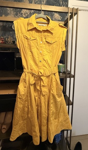 Karen millen yellow cotton - yellow,