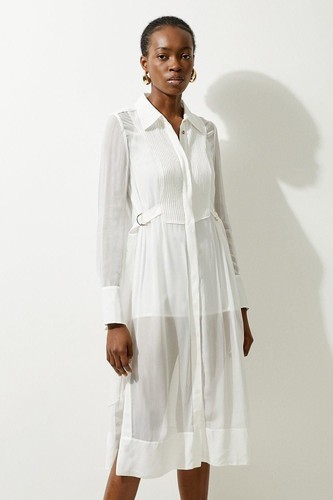 Karen millen shirt midi dress - shirt,