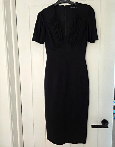 Karen millen black neck - black, v-neck