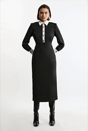 Karen millen mono maxi - , dress