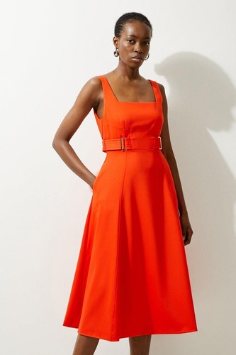 Karen millen line midi - karen,