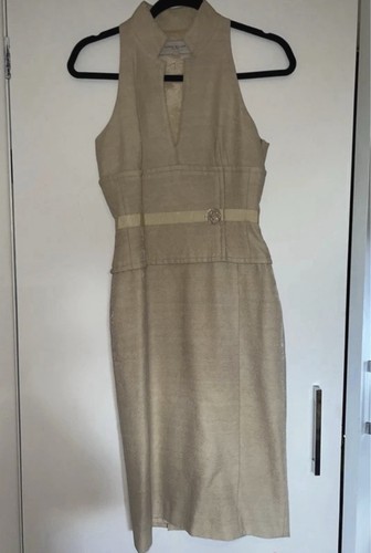 Karen millen beige jacquard - millen,
