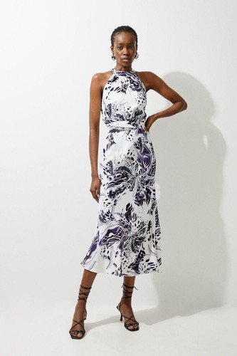 Karen millen line midi - a-line, dress