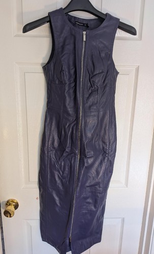 Karen millen purple leather - purple,