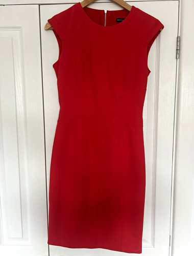 Karen millen red sheath - millen, dress