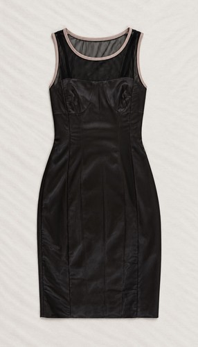 Karen millen black sheer mesh - black,
