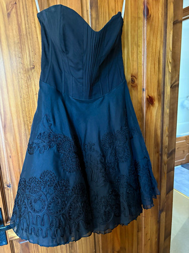 Karen millen black strapless - karen,