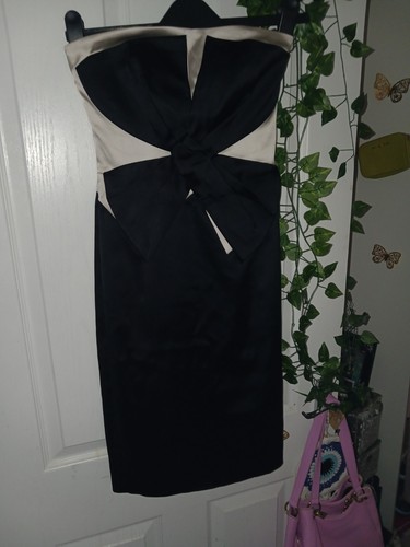 Y2k karen millen black cream - millen,