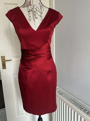 Karen millen bnwt red satin - bnwt,