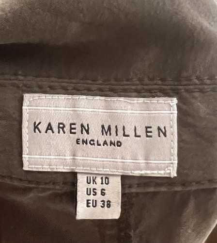 Karen millen silk dress size - karen,