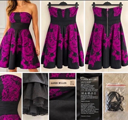 Karen millen strapless fit - fit, &