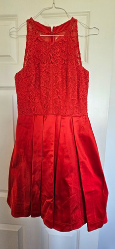 Karen millen red lace - millen,