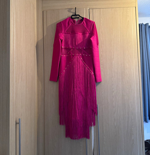 Karen millen pink bodycon - bodycon, high
