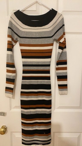 Karen millen striped rib knit - rib,