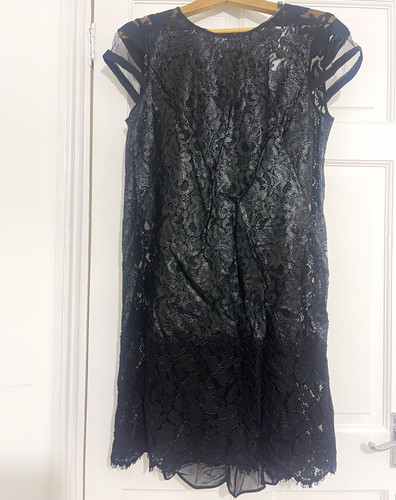 Karen millen black patchwork - millen,