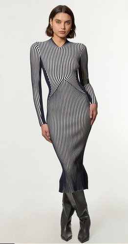Karen millen stripe fitted - millen,