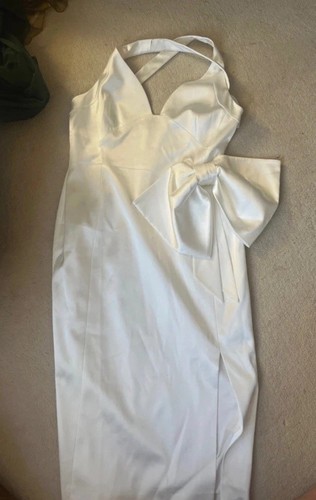 Karen millen white satin - millen,
