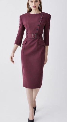 Karen millen burgundy pencil - karen,