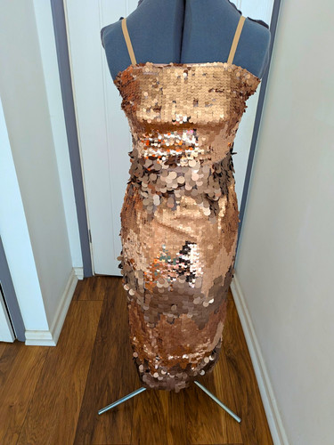 Karen millen gold sequin - millen,