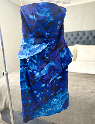 Karen millen blue abstract - millen,