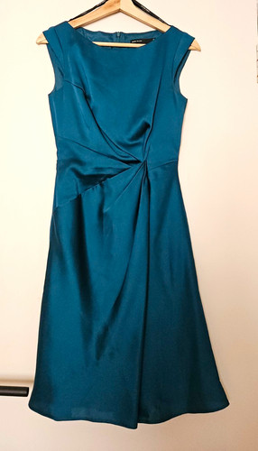 Karen millen teal satin - karen,