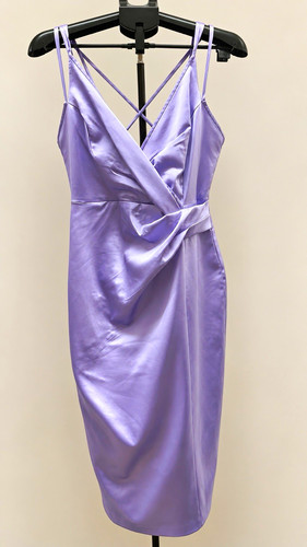 Karen millen purple satin - karen,