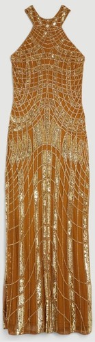 Karen millen gold sequined - gold,